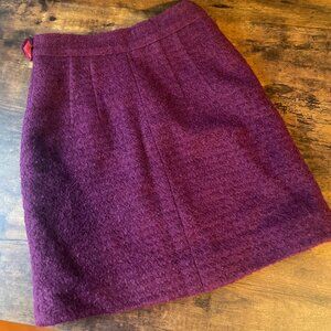 Vintage Dan Millstein Plum Skirt in Size Medium